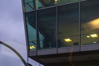 Conceptual UI overlay illustrating cloud-based building management telemetry.