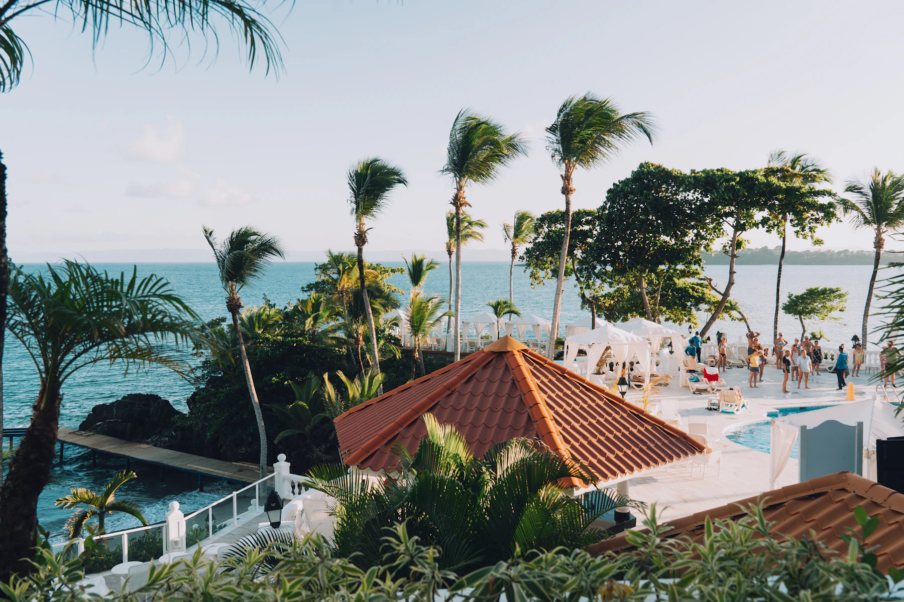 Resort pool, Samaná, Dominican Republic