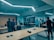 A diverse group of people collaborating in a bright, modern office space.