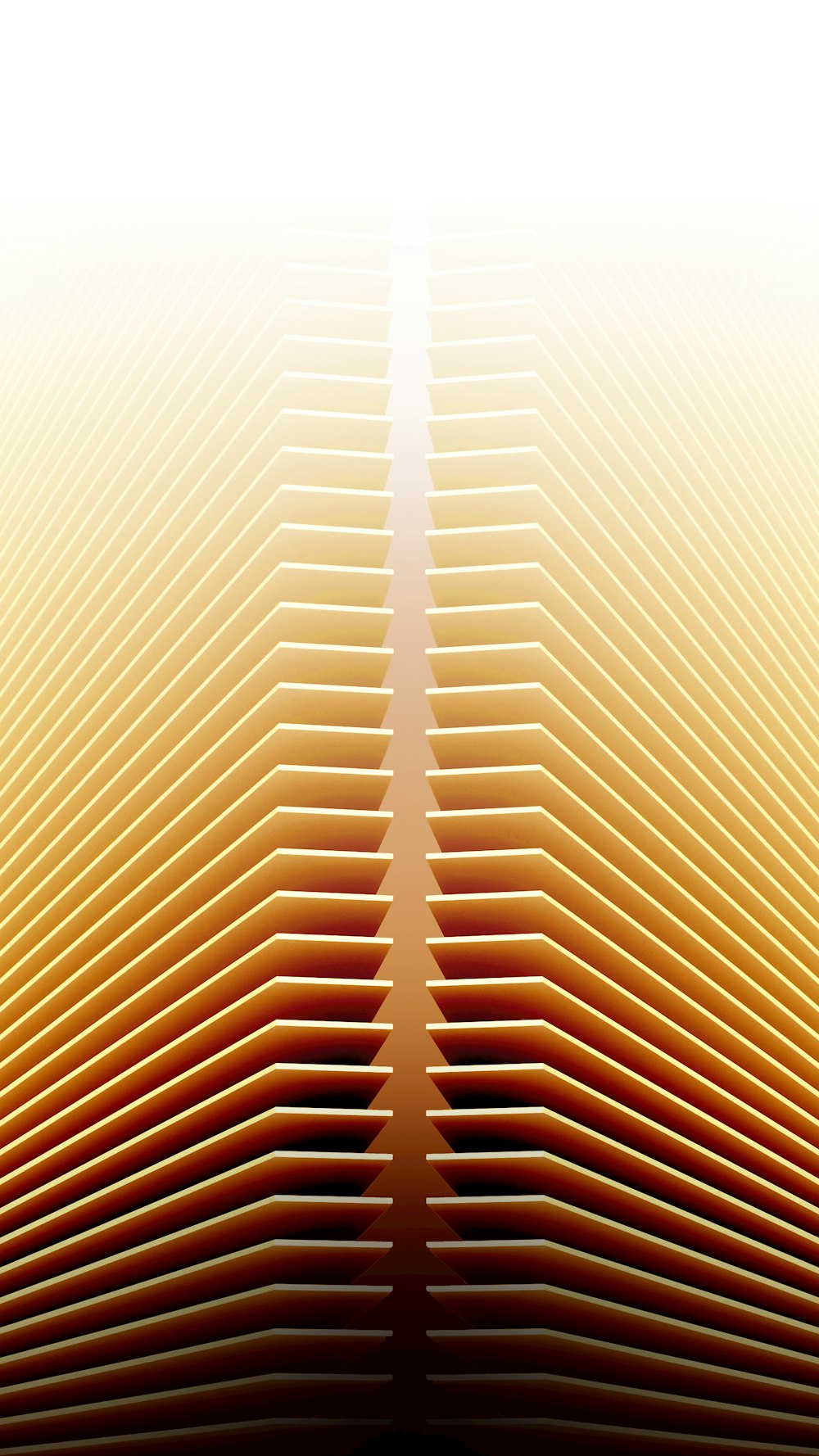 a yellow and orange background with wavy lines