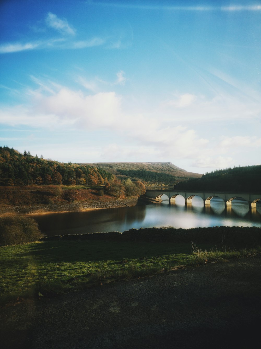 a bridge that is over a body of water