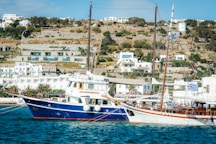 a couple of boats that are in the water
