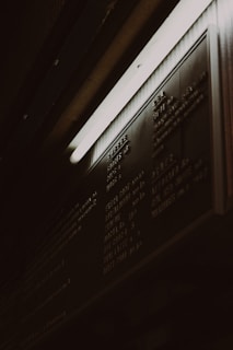 a close up of a sign on a building