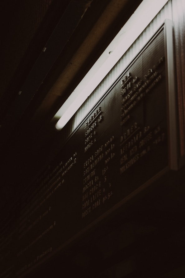 a close up of a sign on a building