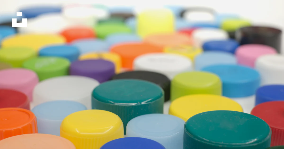 A close up of many different colored caps photo – Free Mosaic Image on ...