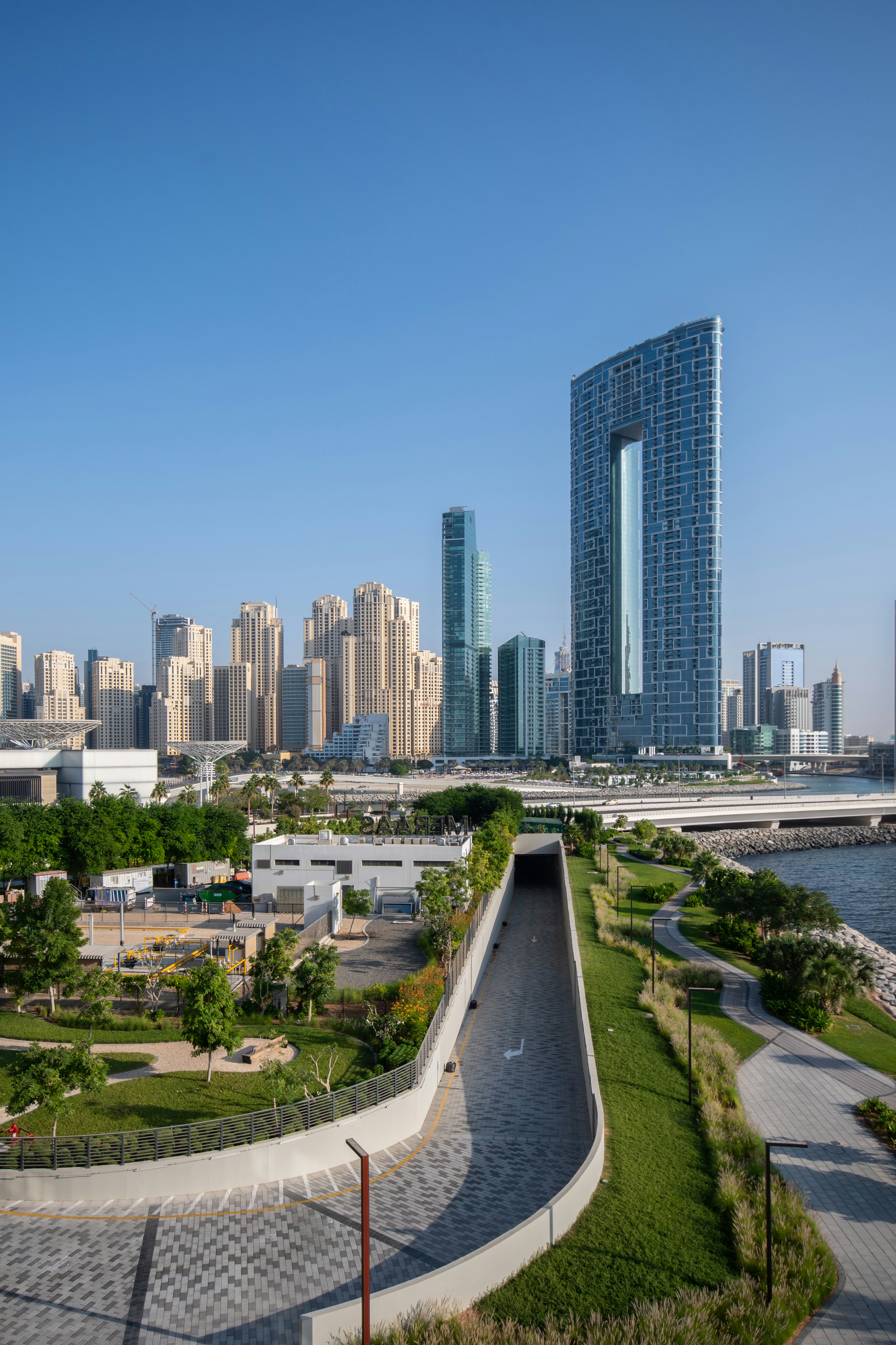 a view of a city from across the river