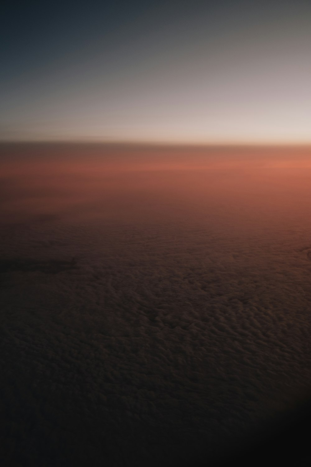 a view of the sky from an airplane window