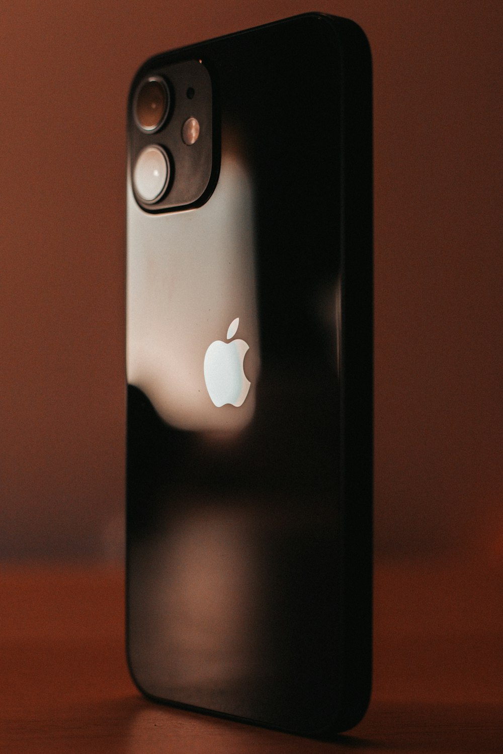 the back of an iphone on a table