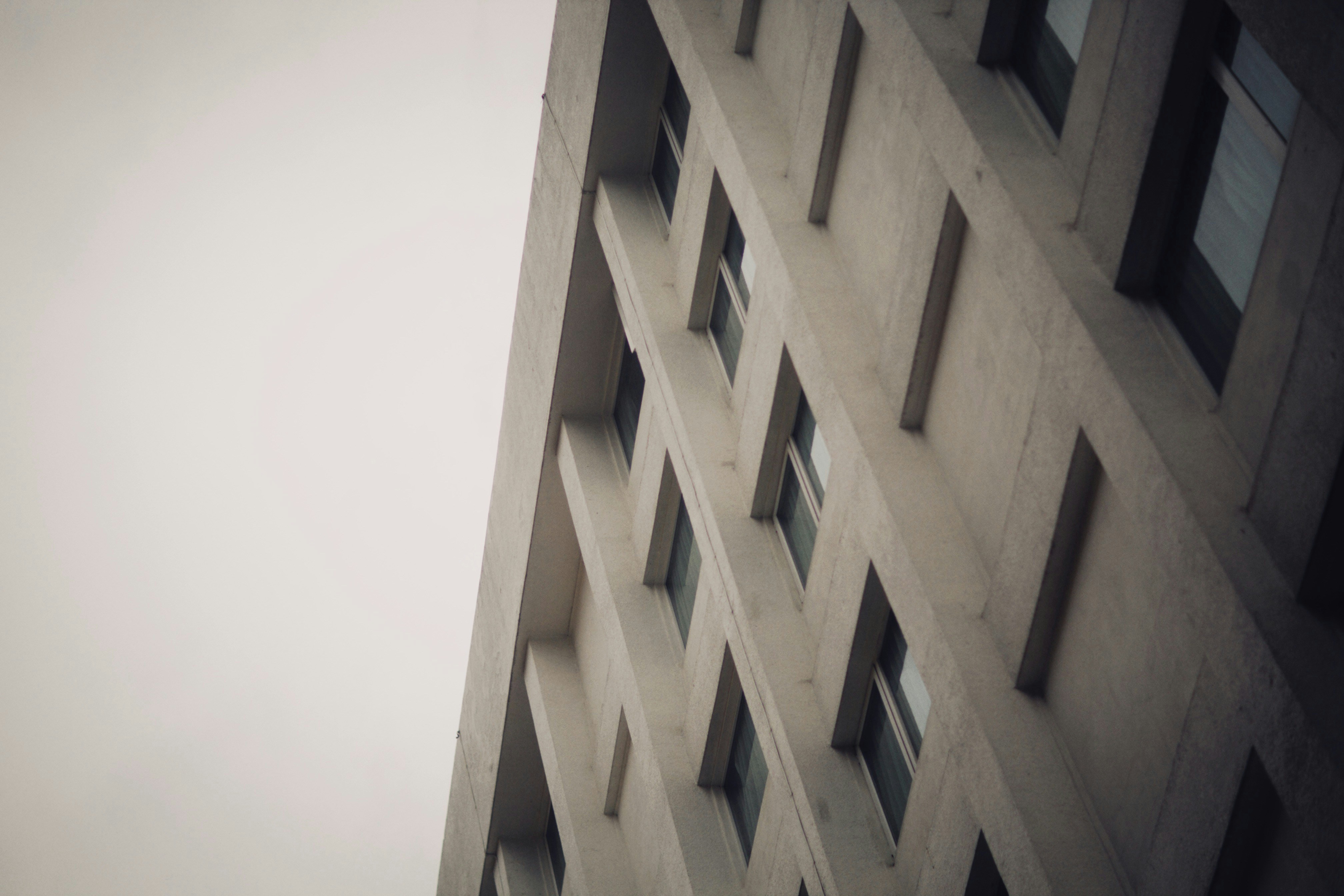 a very tall building with lots of windows
