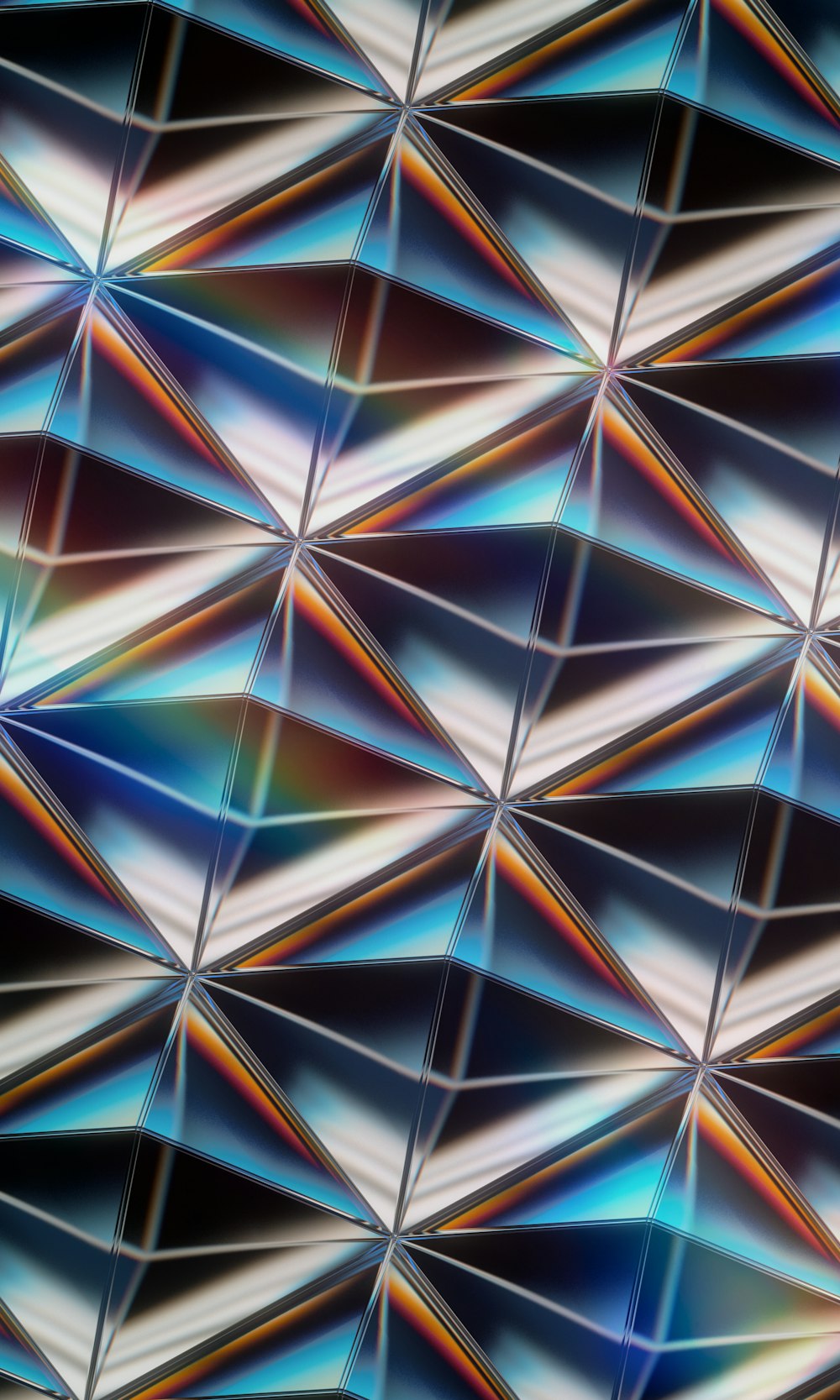 an abstract image of a pattern made up of triangles
