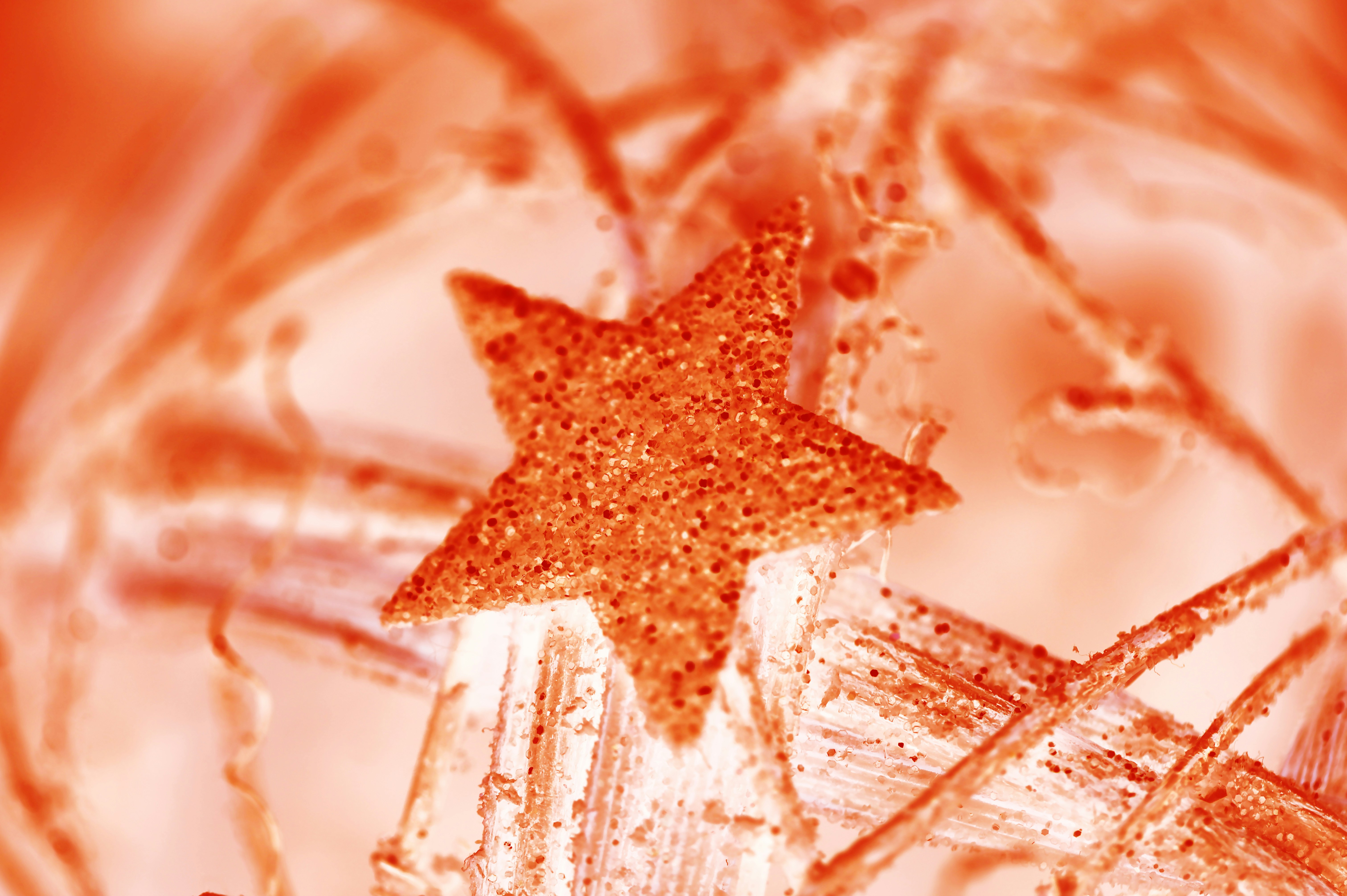 a close up of a star shaped object