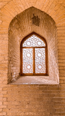 A beautifully crafted wooden window showcasing craftsmanship.