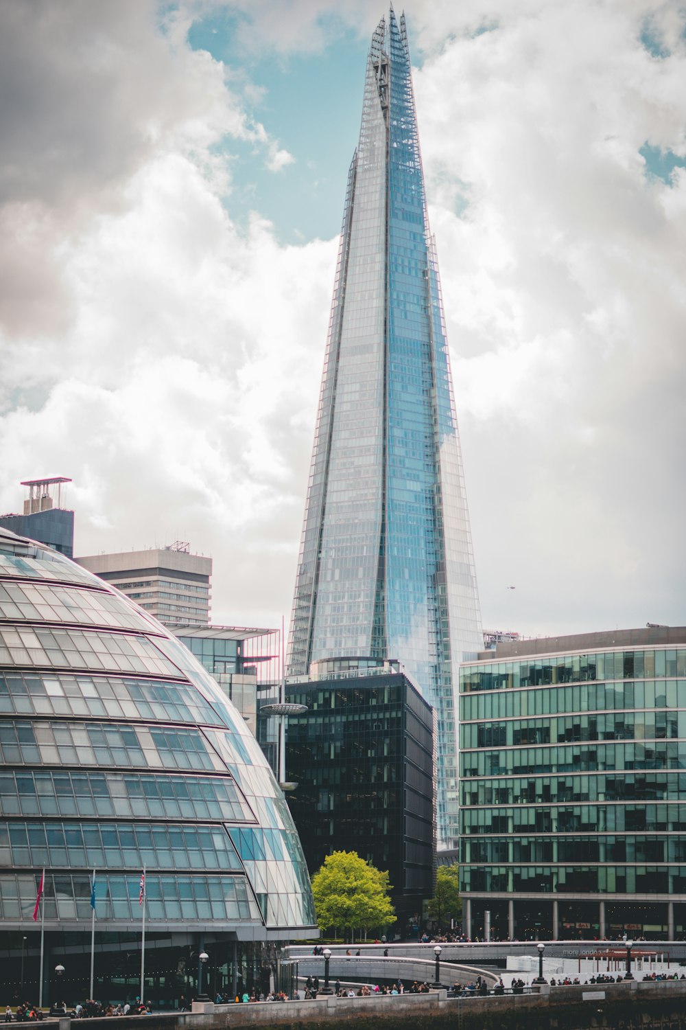 the shard of the building is very tall