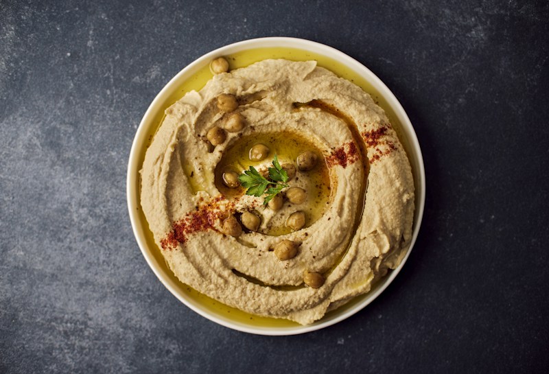 Hummus with Pine Nuts