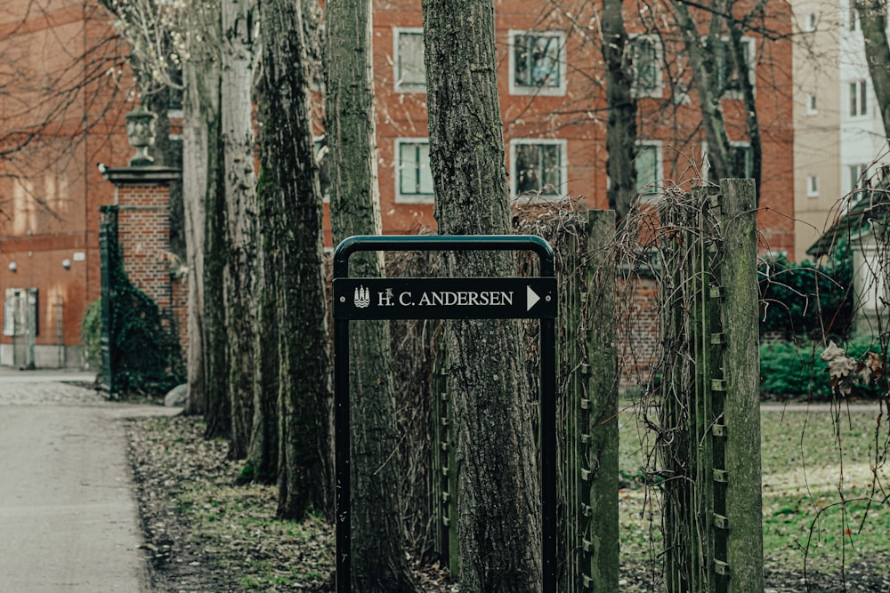a sign points to the direction of a street