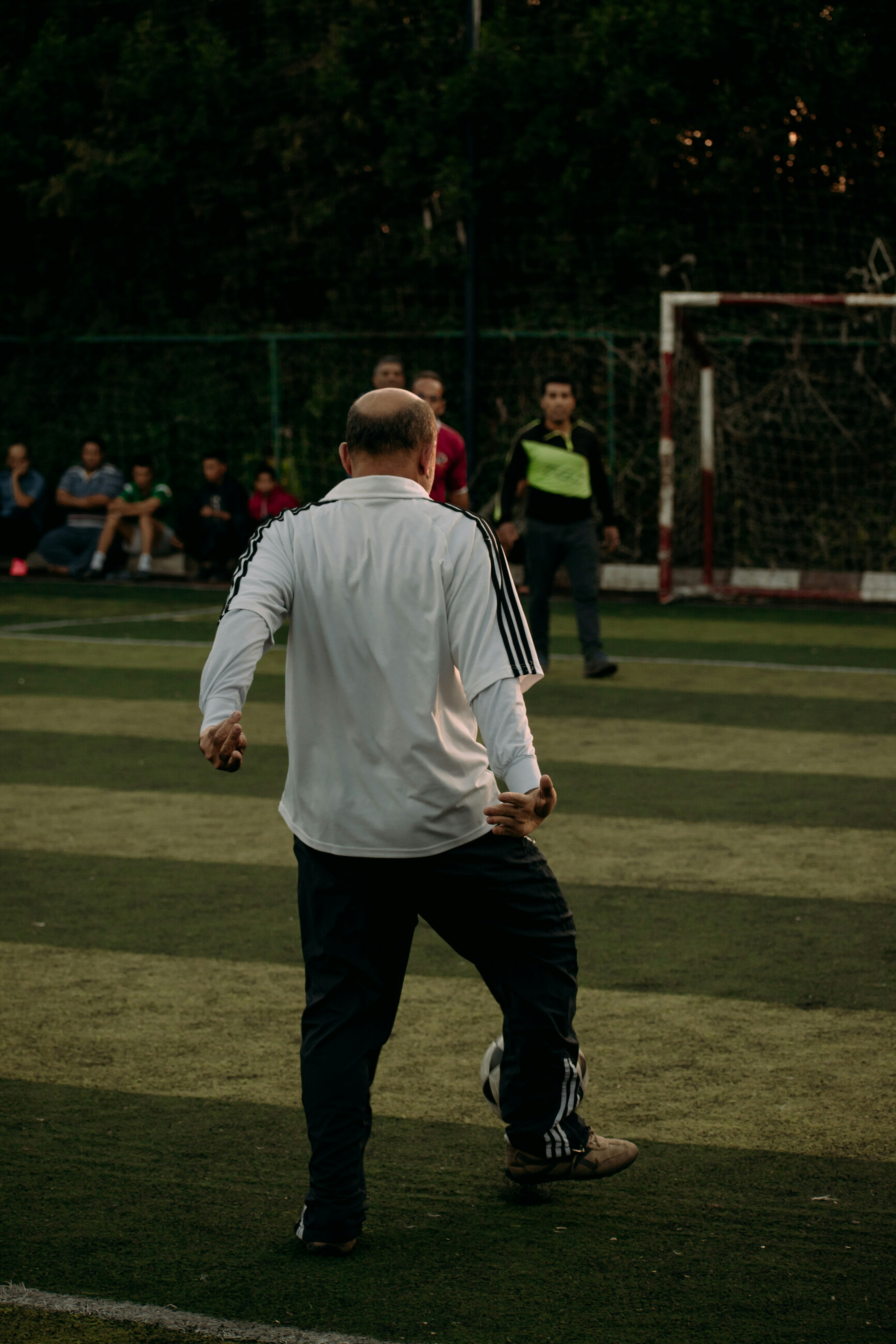 a man playing a game of baseball