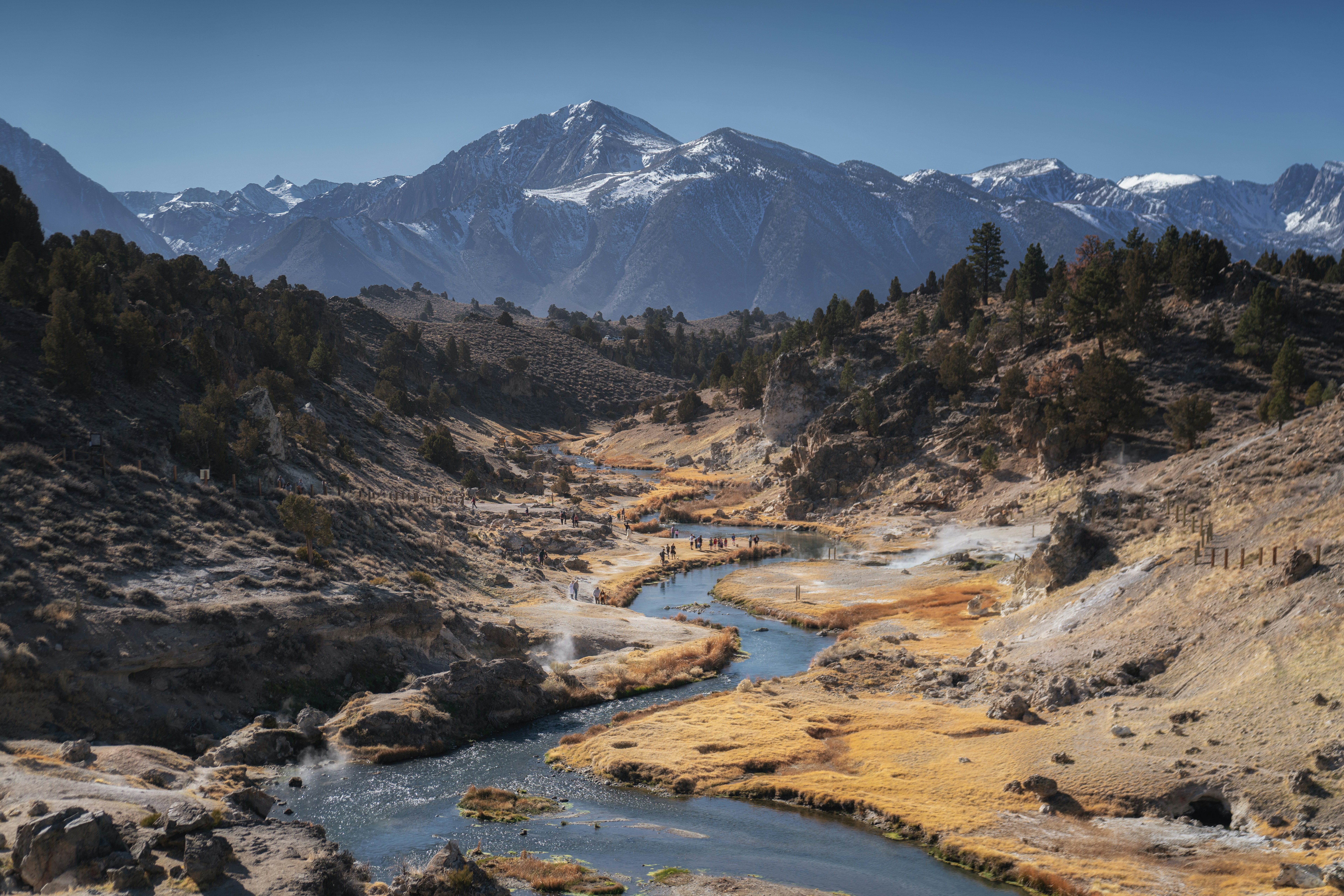 Hot Creek near Mammoth Lake, CA