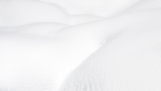 minimalist white snowbank lines