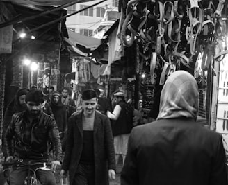 A vibrant market scene in Beladula with local shopkeepers.