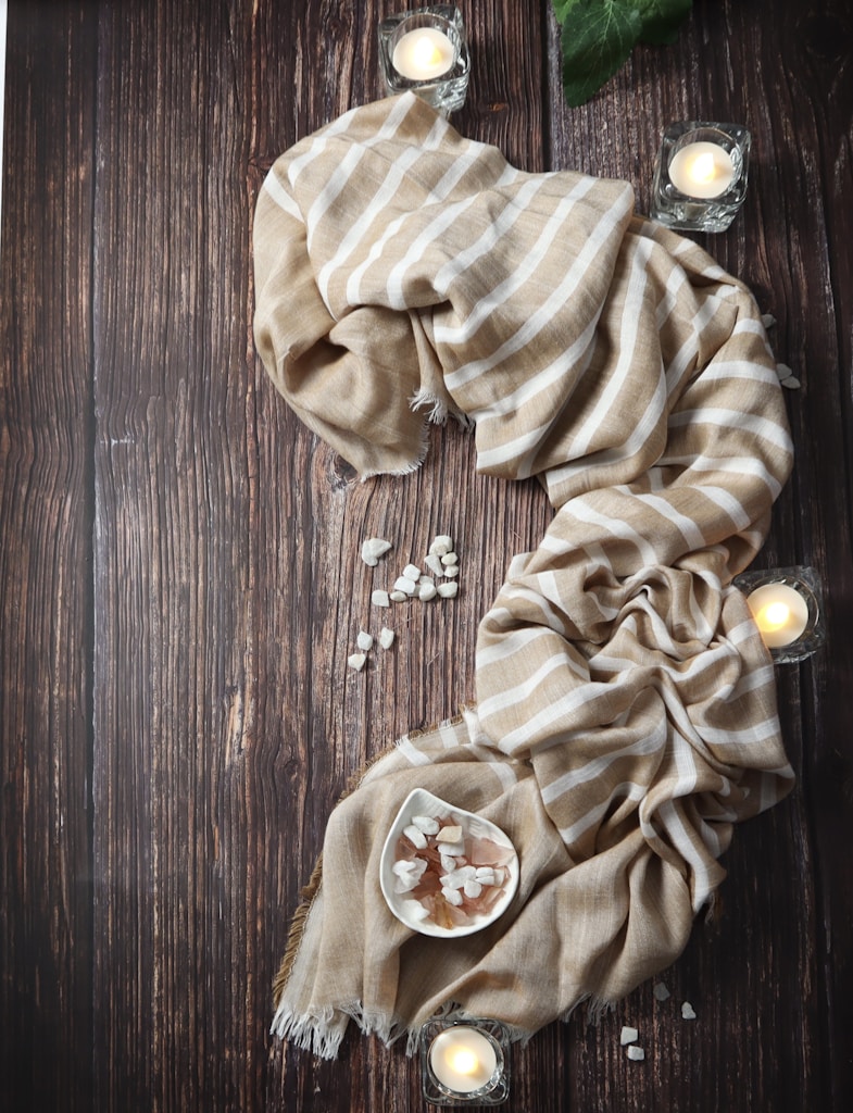 Beige Table Runner