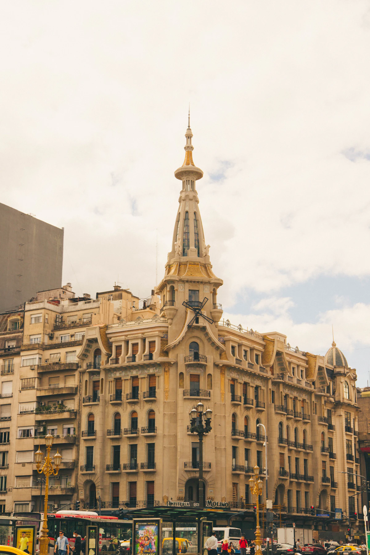 Refurbished historical building in downtown Buenos Aires
