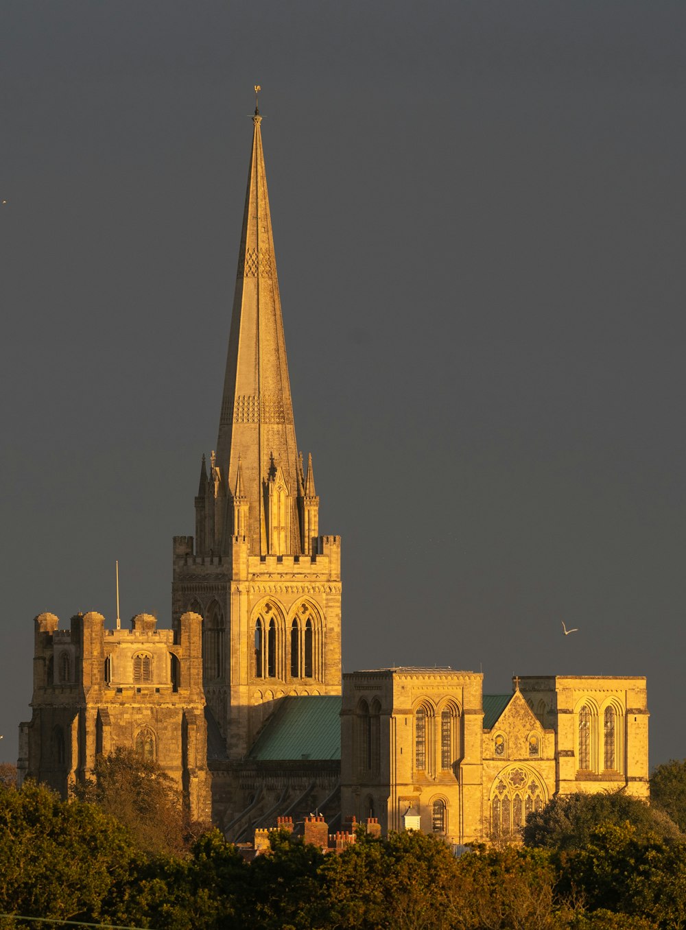 a large cathedral with a steeple on top of it