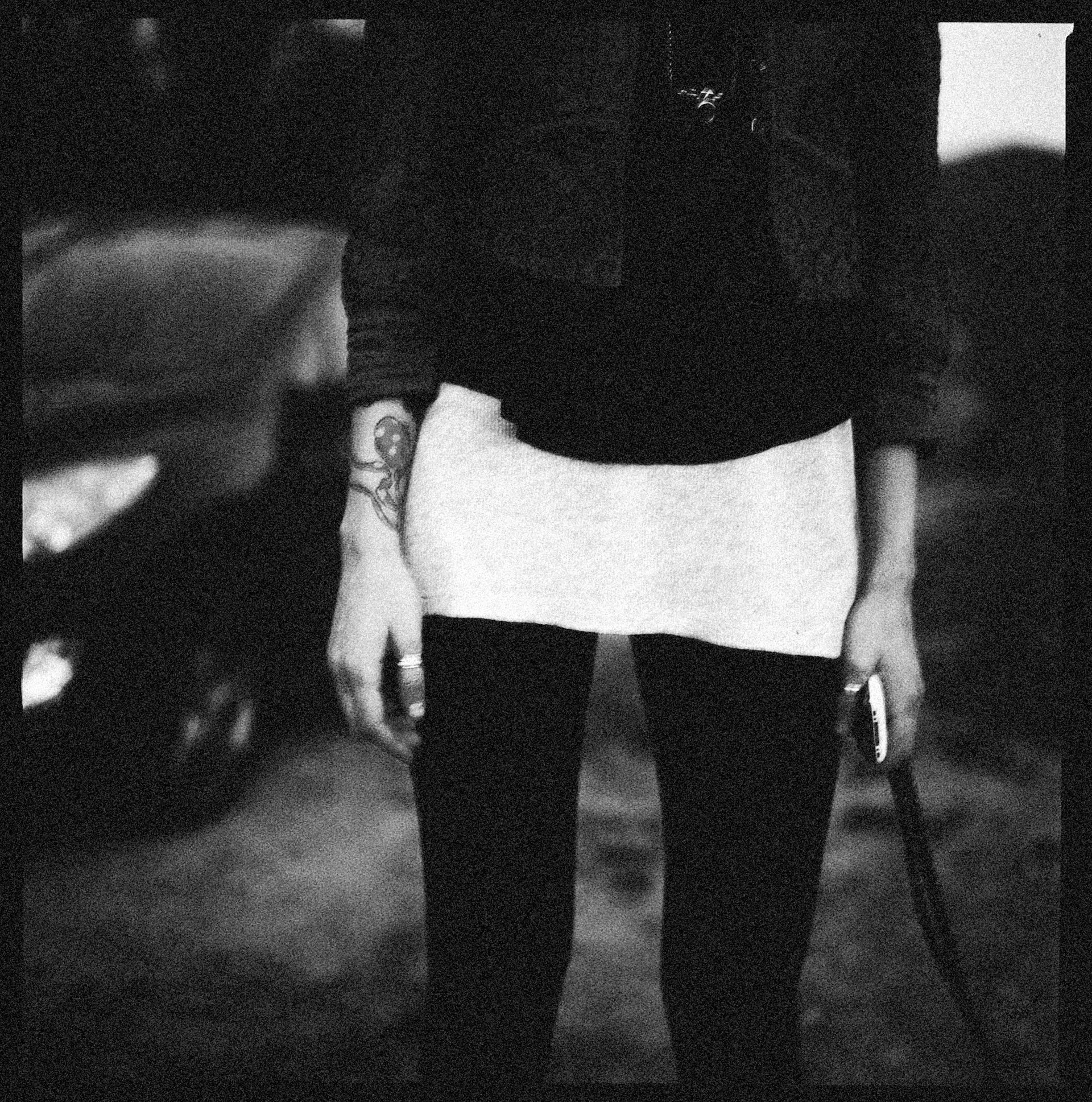 a woman with a dog on a leash