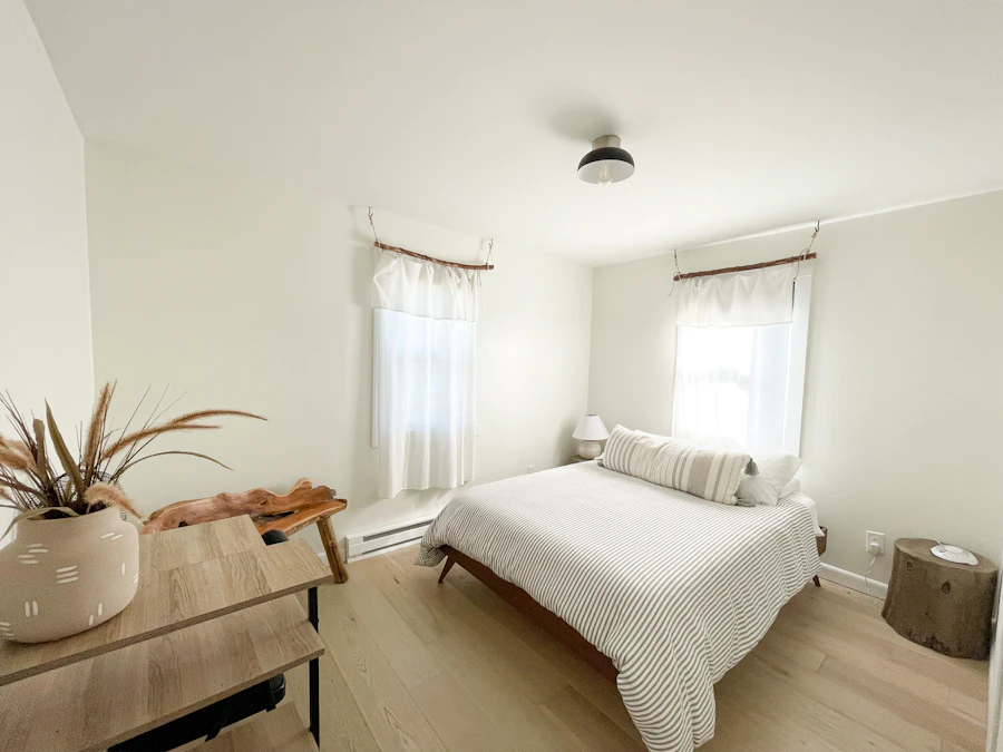 Simple, comfortable bedroom