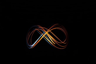 a blurry photo of a light in the dark