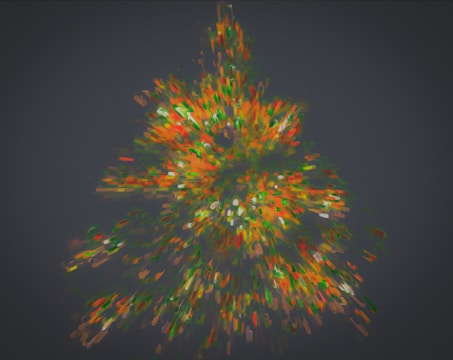 An abstract representation of sound waves in vibrant colors.