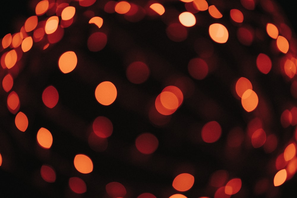 a close up of a ball of lights