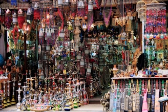 a store with a lot of colorful items on display