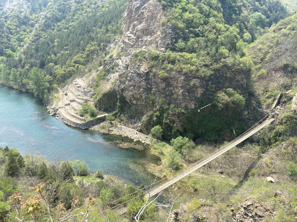 a view of a river from a high viewpoint