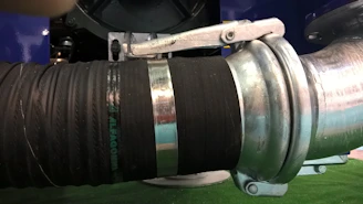 Close-up photo of a concrete sewer pipe showcasing the integrated EPDM gasket in its socket.
