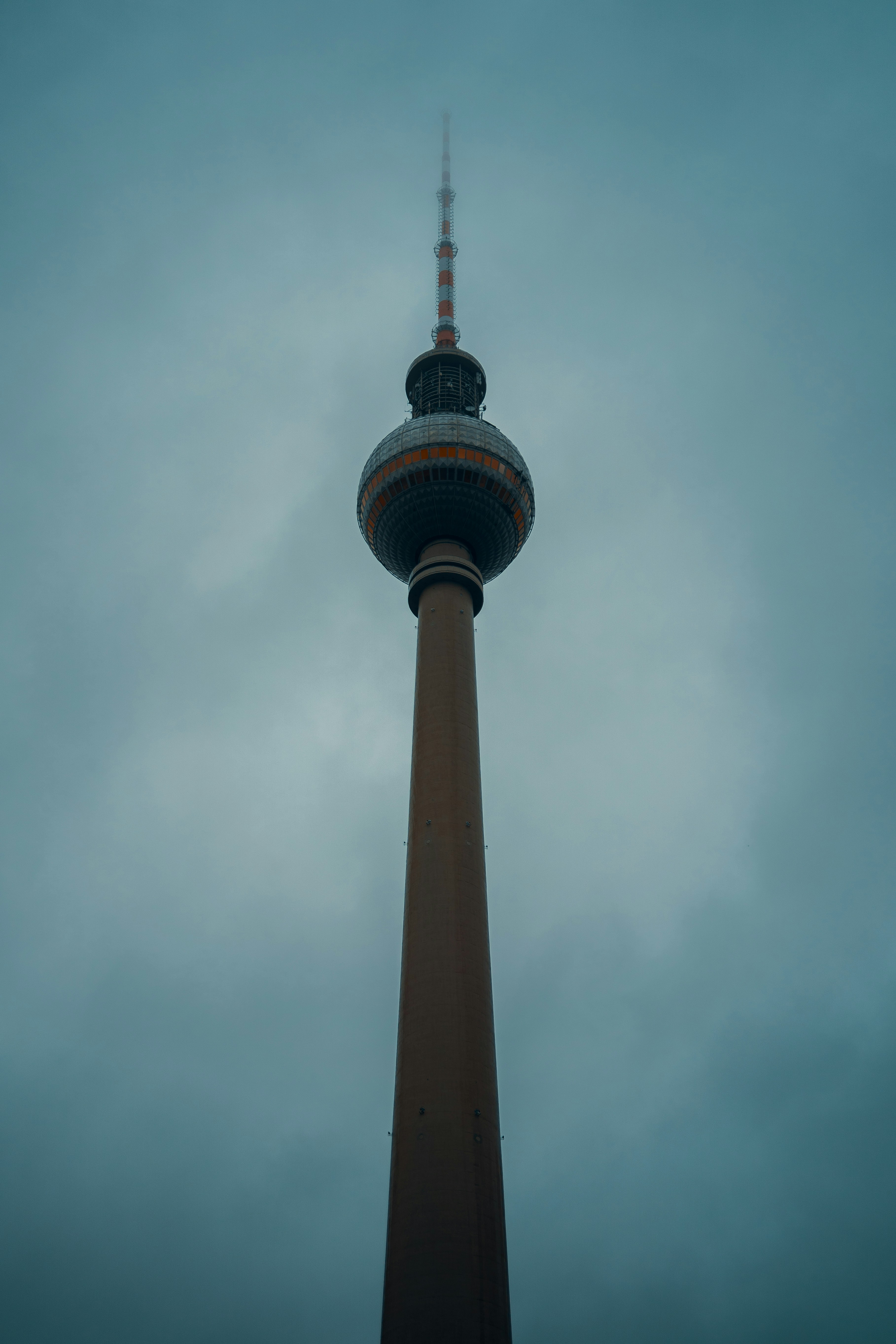 a tall tower with a sky background