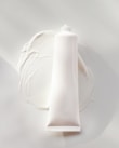 Illustration of a skincare cream jar with a subtle glassmorphism effect