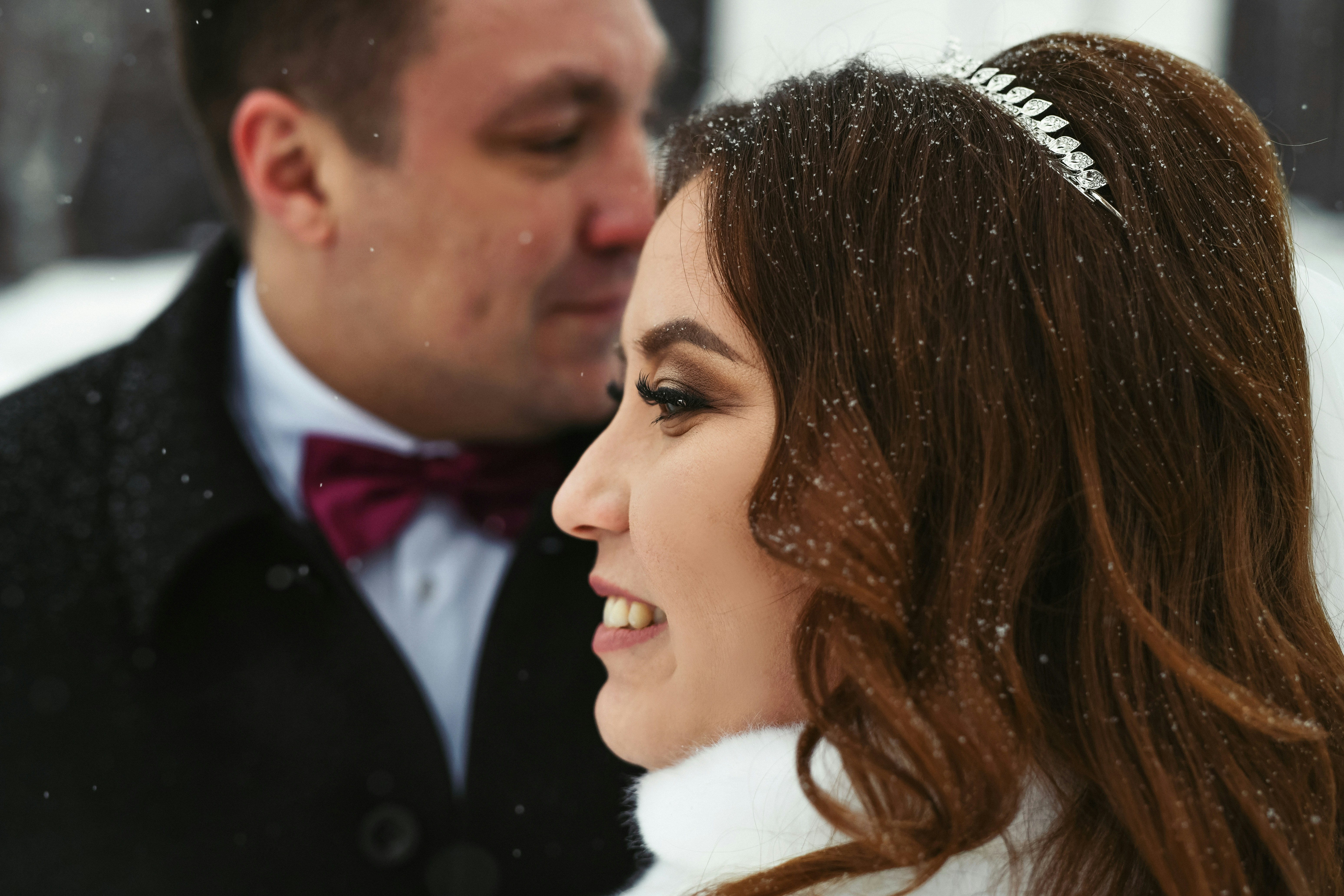 winter bridal makeup