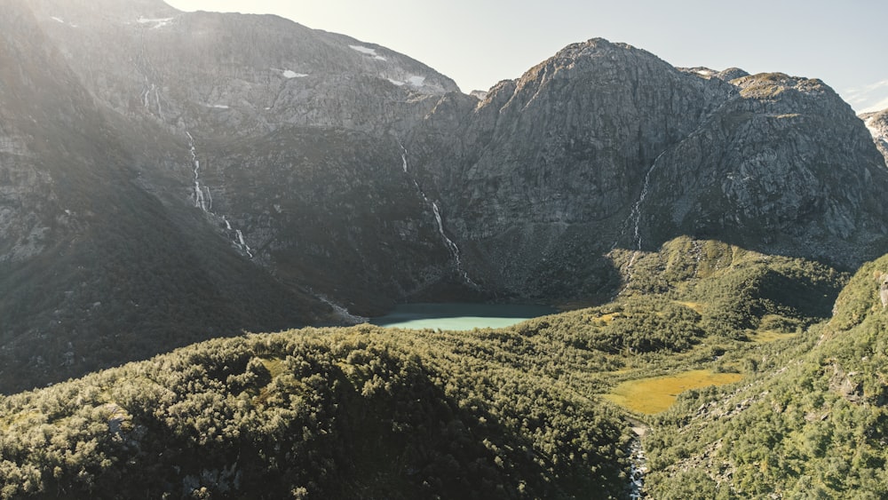 a view of a mountain