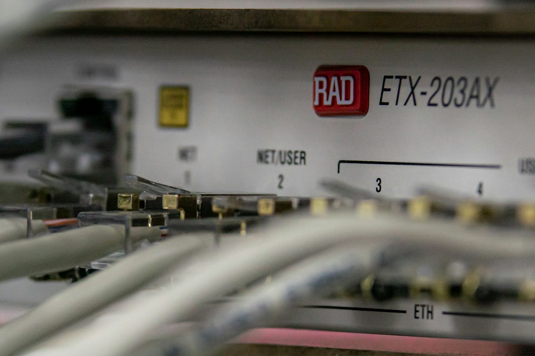 wifi router closeup