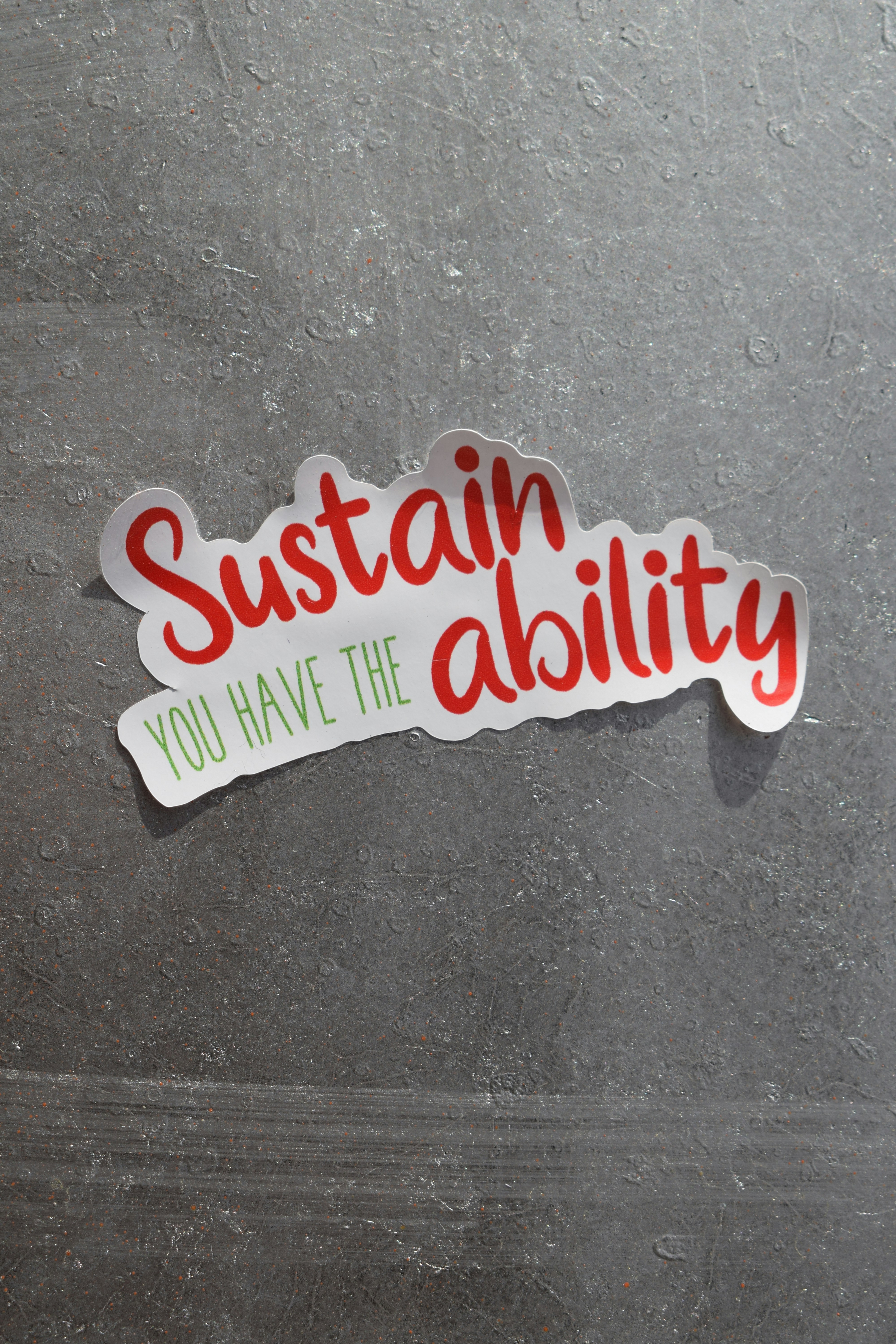 a sticker that says, susan ability you have the ability