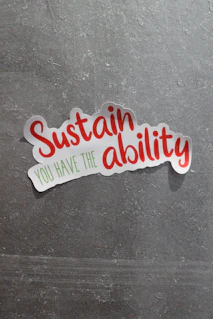 a sticker that says, susan ability you have the ability