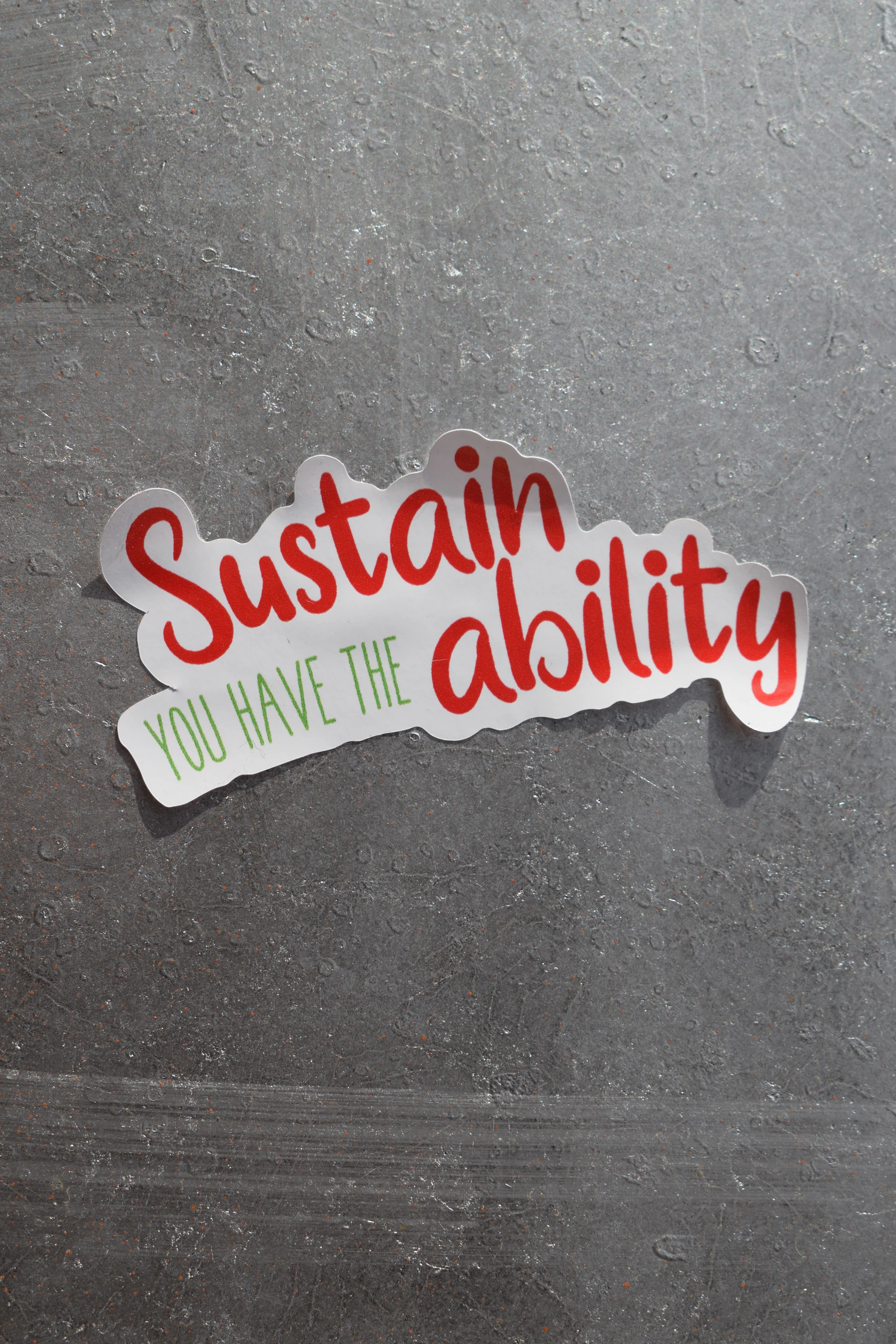 a sticker that says, susan ability you have the ability