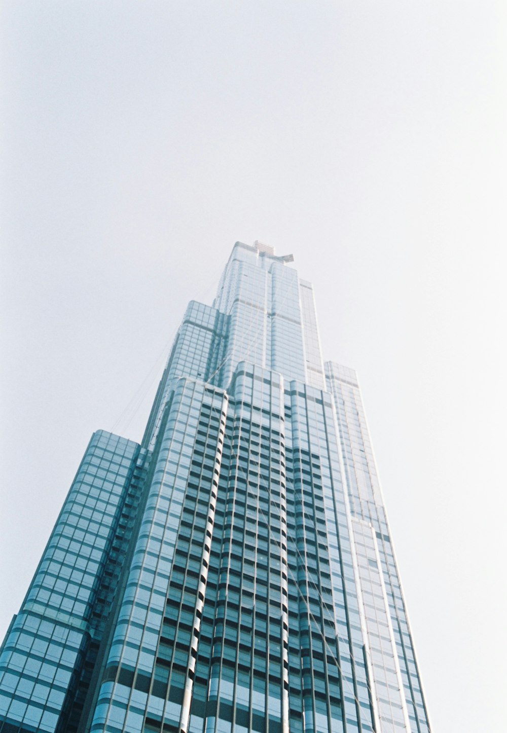 a very tall building with lots of windows