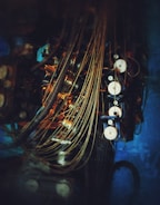 a bunch of wires that are connected to each other