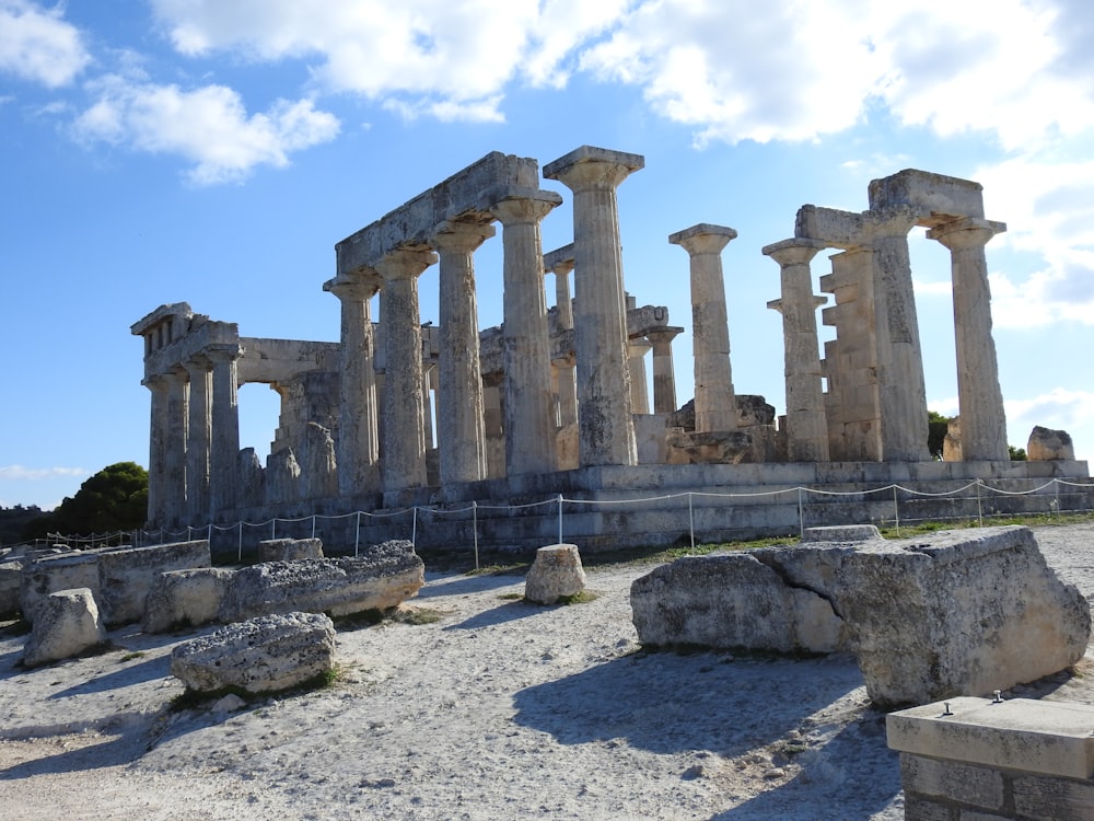 Die Ruinen der antiken Stadt Delphinia