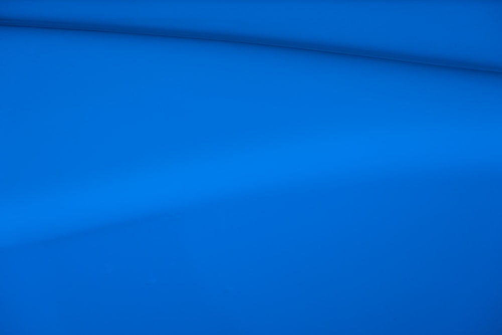 a close up view of a blue sheet