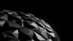 a black and white photo of a sphere