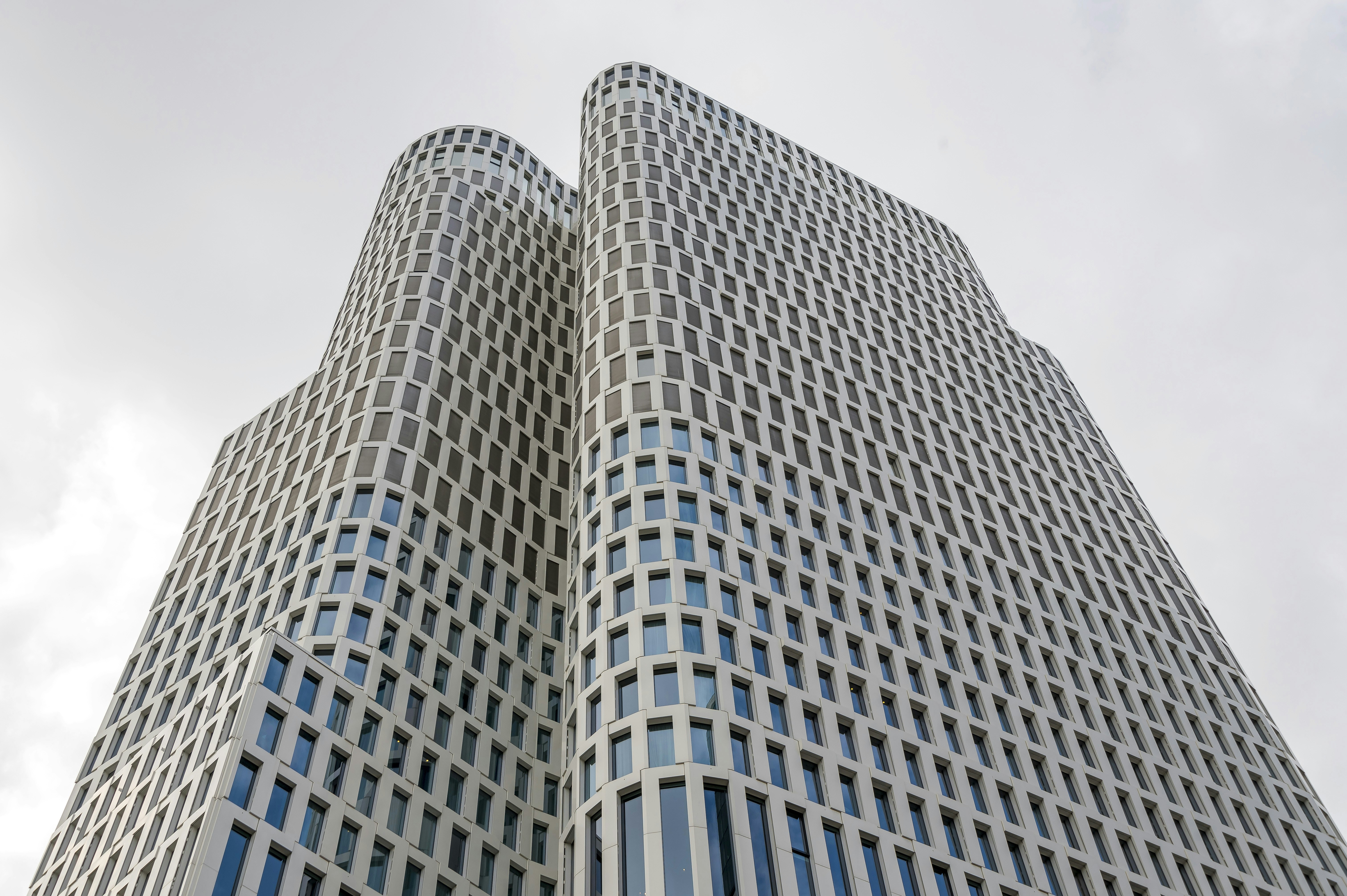 a very tall building with a lot of windows