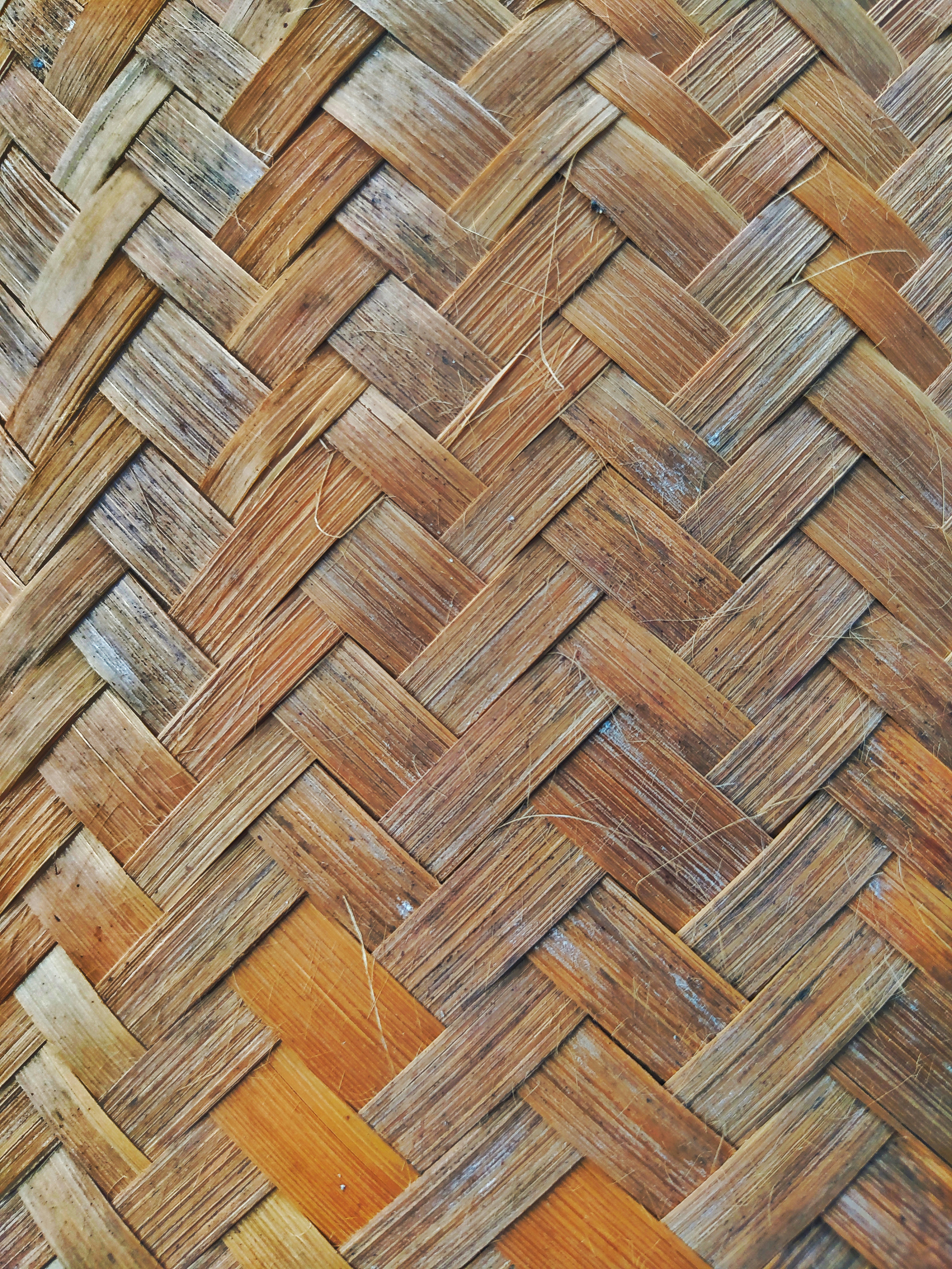 a close up view of a woven material