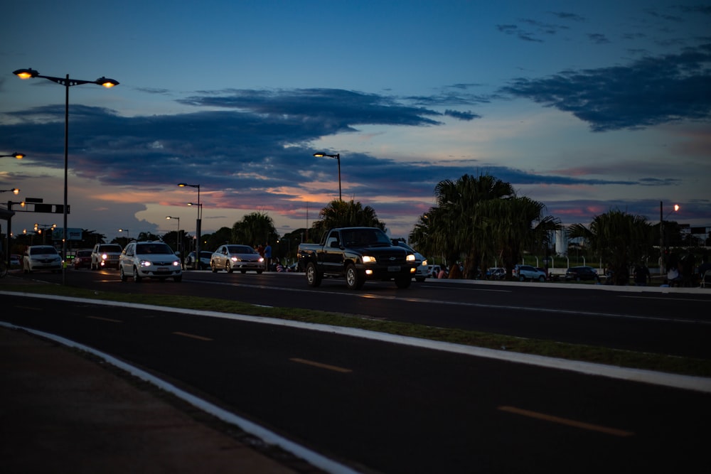 a view of a city street